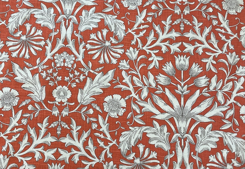 Ткань Galleria Arben Vincent Flourish/378/Coral/Red