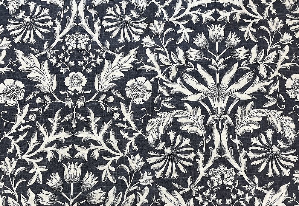Ткань Galleria Arben Vincent Flourish/909/Carbon