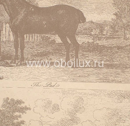 Обои Lewis & Wood Book I - Sporting & Character LW9595/Gilpin Horses Smoke