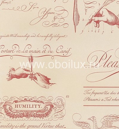 Обои Lewis & Wood Book I - Sporting & Character LW7788/Calligraphy Garnet
