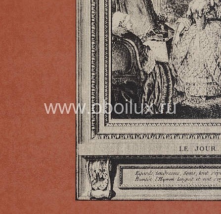 Обои Lewis & Wood Book I - Sporting & Character LW94174/Print Room Salmon