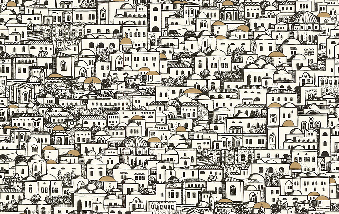 Английские обои Cole & Son, коллекция Fornasetti, артикул 77/5016