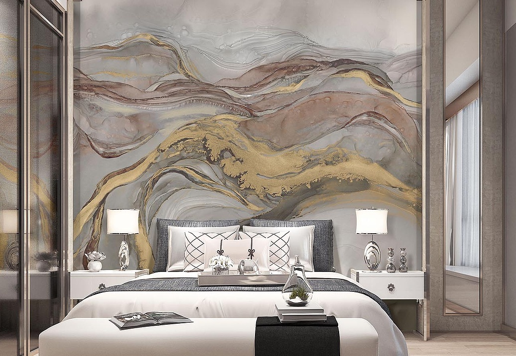 Панно и фотообои Affresco Fluid AF2069-COL3